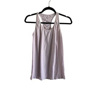 Fabletics Women S Lilac Breathable Compression Racerback Delta Seamless Tank II